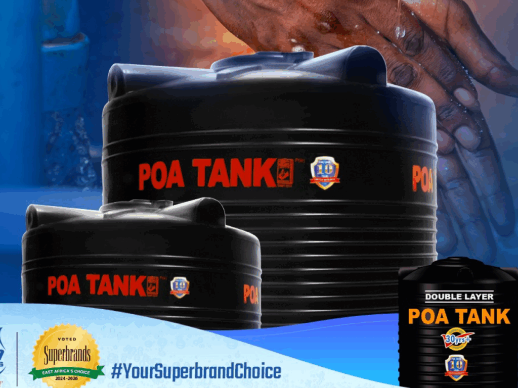 High-quality water tanks in Kenya by Jumbo Quality – durable, UV-protected, and affordable for homes and farms.