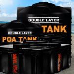 Plastic water storage tanks in Kenya for long-term water security