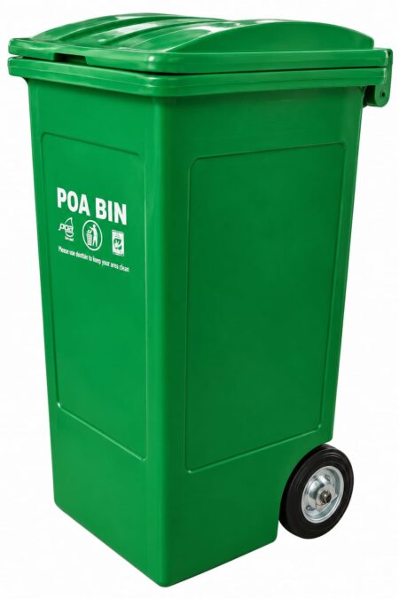 POA DUSTBIN (WITH WHEELS) 240 LTRS